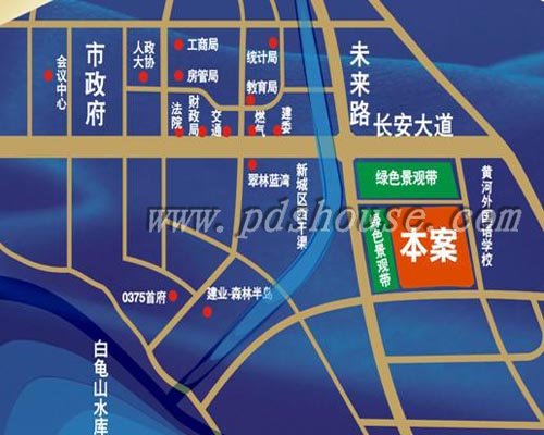 藍(lán)灣新城電子地圖