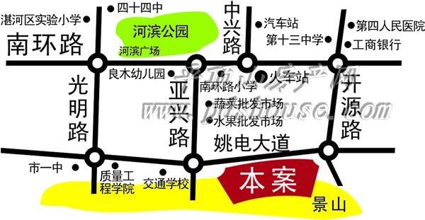 華坤·景山莊園電子地圖