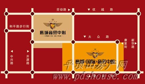 鷹城(國際)商務中心電子地圖