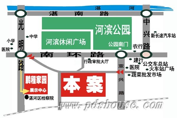 鵬程家園電子地圖