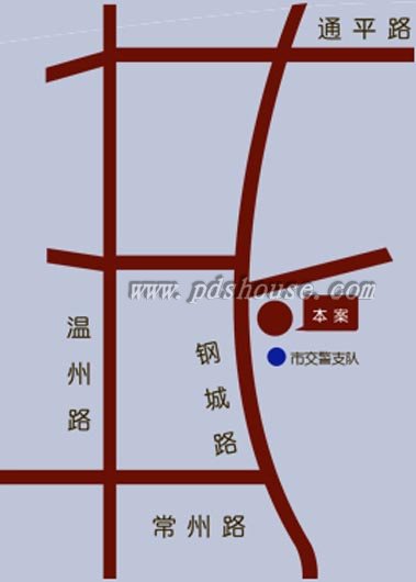 鋼城花園（舞鋼）電子地圖